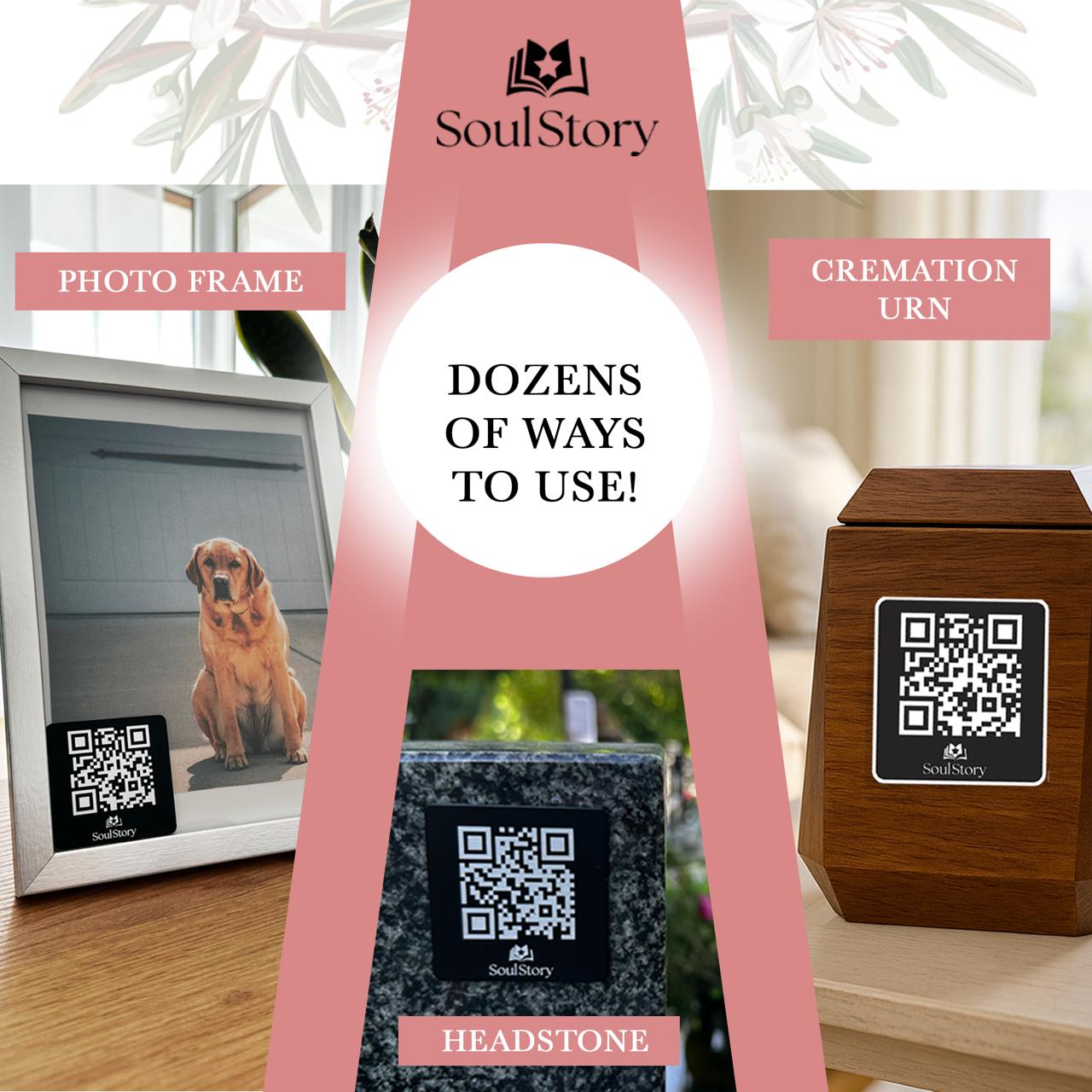 SoulStory Pet Memorial Kit + FREE Memorial Gemstone